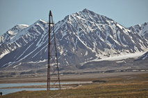 Haltemast des Luftschiffs Norge mit dem Amundsen und Nobile den Nordpol überflogen